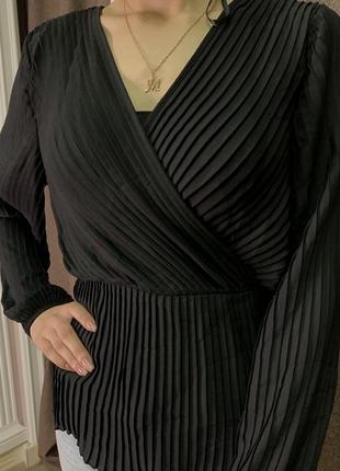 Плісирована блуза