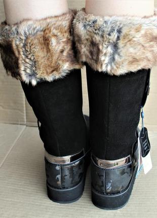 Чоботи luhta, sulava ms, snow boots 475582400 натуральна замша оригінал3 фото