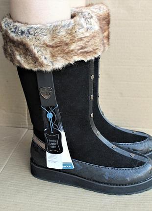 Чоботи luhta, sulava ms, snow boots 475582400 натуральна замша оригінал1 фото