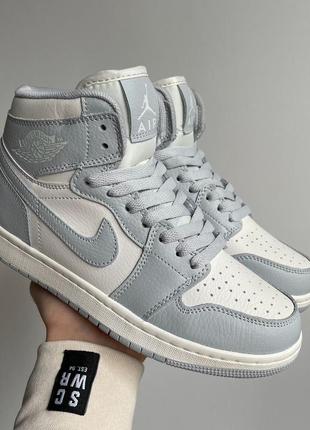 Женские кроссовки nike air jordan 1 retro high blue white 36-37-38-39-40-413 фото