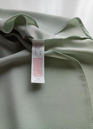 Шикарная однотонная блуза из струящейся ткани пастельного цвета5 фото