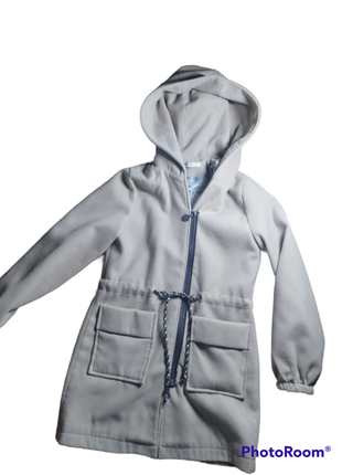 ✳️ шикарне демісезонне бежеве пальто для дівчинки, розмір 152
