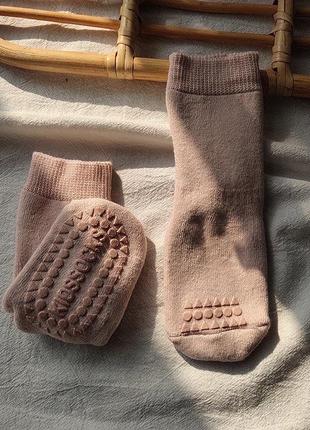 Теплі носочки антиковзаючі шкарпетки махрові7 фото
