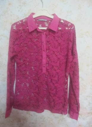 Блуза малінова