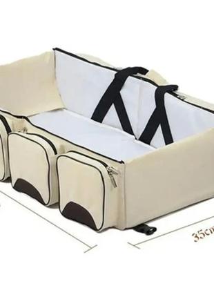 Универсальная сумка-кровать для малышей ganen baby bed and bag многофункциональная переноска-трансфо4 фото