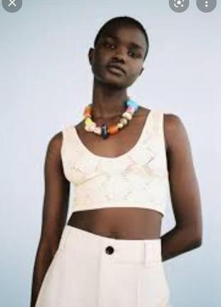 Топ мереживний безшовний zara,p. m-l