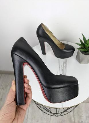 Туфли лабутены оригинал, натуральная кожа, christian louboutin1 фото