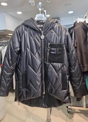 Нереально стильная куртка, люкс качество, zanardi,черная м,последняя.6 фото