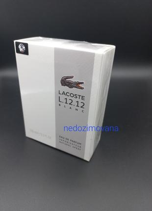 Парфумована вода lacoste l. 12.12 blanc eau de parfum чоловіча 100 мл (