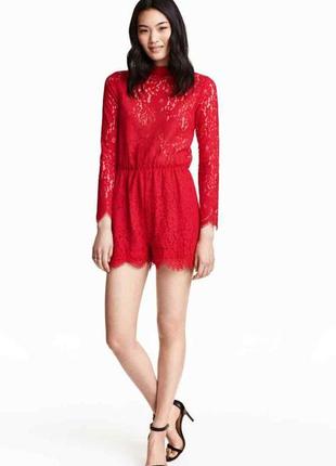 Фірмовий ажурний ромпер h&m