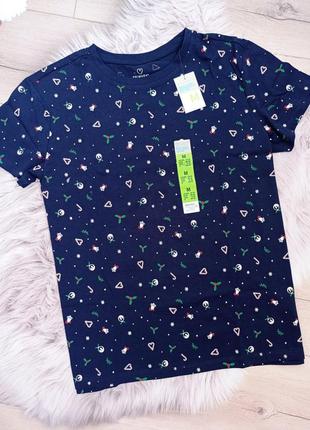 Жіноча новоічна бавовняна футболка бренду primark