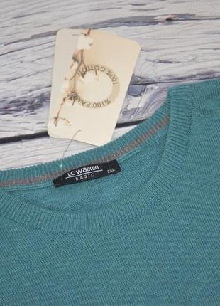 S/2xl новий чоловічий трикотажний вязаний светр джемпер з круглим вирізом lc waikiki вайкікі9 фото