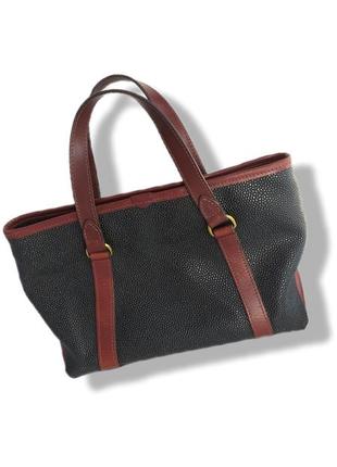 Винтажная кожаная сумка mulberry1 фото