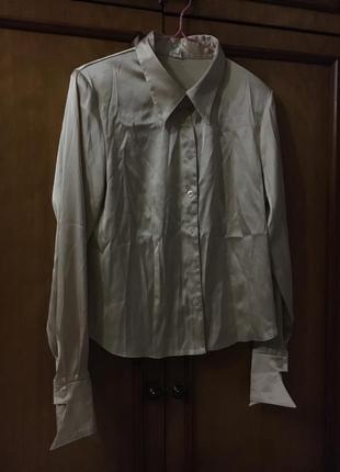 Блуза блузка шёлковая атласная2 фото
