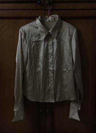 Блуза блузка шёлковая атласная3 фото