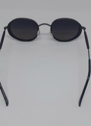 Очки в стиле carrera стильные солнцезащитные очки унисекс овпльные черно бежевый градиент4 фото