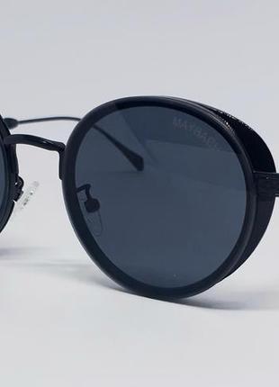 Maybach стильные мужские солнцезащитные очки овальные черные