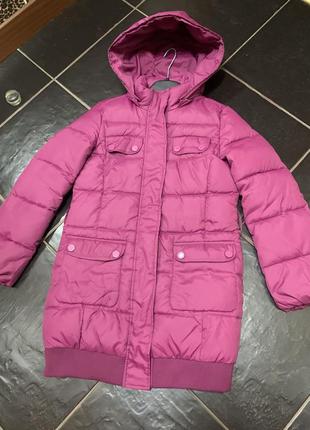 Пуховик фиолетовый ,зимнее пальто,тёплое пальто8 фото