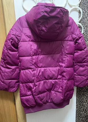 Пуховик фиолетовый ,зимнее пальто,тёплое пальто4 фото