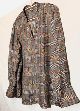 Caliban, блуза сорочка шовк, made in italy6 фото