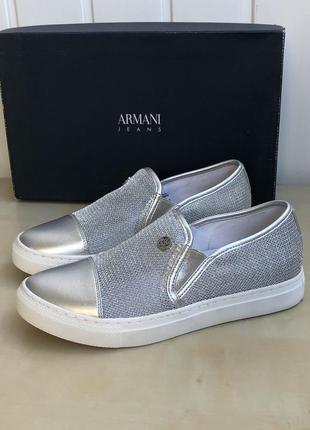 Мокасины armani jeans