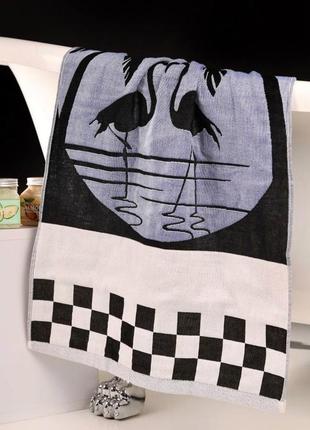 Полотенце для лица двустороннее котоновое коты