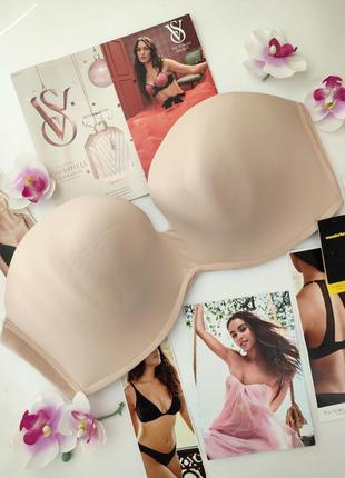 Wonderbra 80f 80g 36f 36g бюстик бюстгальтер бандо без шлейок1 фото