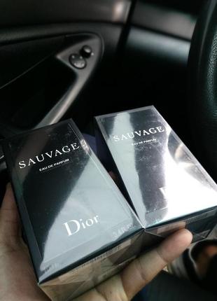 Парфумована парфюмированная вода dior sauvage 100 ml.2 фото