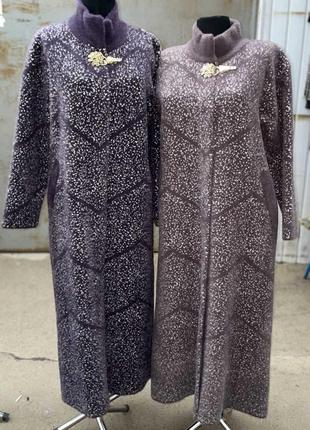 Пальто с шерсти,ангора, турция,шикарное качество,и модели,внутри.6 фото