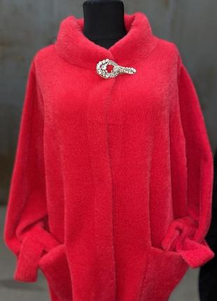 Пальто с шерсти,ангора, турция,шикарное качество,и модели,внутри.8 фото