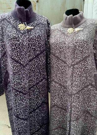 Пальто с шерсти,ангора, турция,шикарное качество,и модели,внутри.7 фото