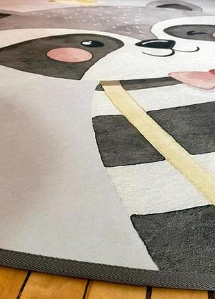 Килим безворсовий дитячий, круглий ковер