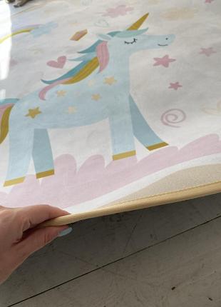 Килим безворсовий дитячий, круглий ковер