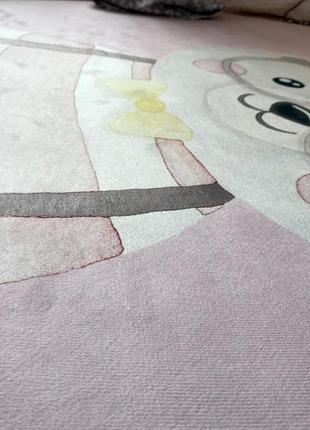 Килим безворсовий дитячий, круглий ковер