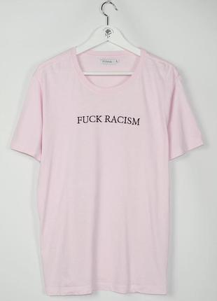 Fckh8 fuck racism футболка з нашивкою