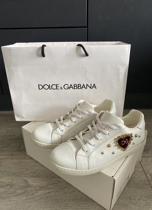 Кеди dolce&gabbana білі1 фото