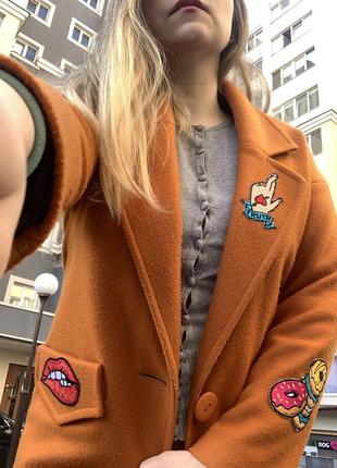 Осіннє пальто в стилі zara та max mara 100% шерсть, по якості краще ніж з кашеміру