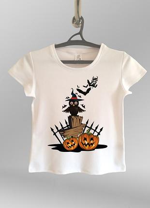 Жіноча футболка з принтом на хелловін halloween