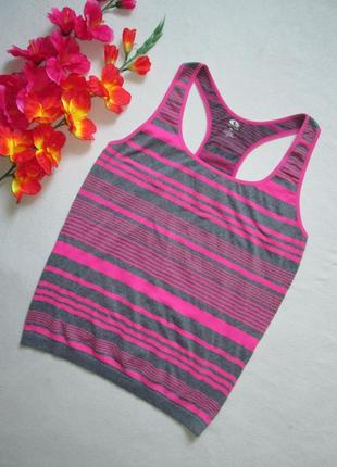 Спортивная майка борцовка в полоску athletic works.