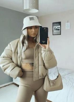 Куртка пуфер zara