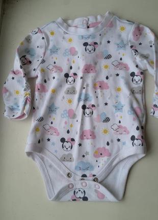 Боди на девочку 3-6 мес дисней