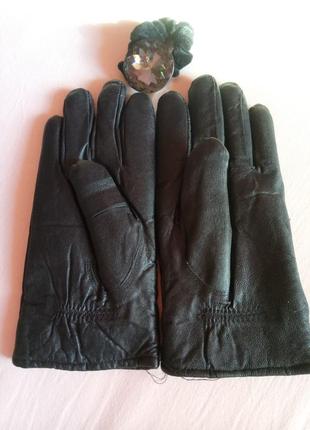 Новые зимние женские перчатки из натуральной кожи3 фото