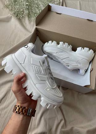 Кросівки prada cloudbust white