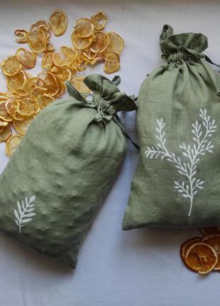 Лляний мішечок для круп. шоппер сумка лляна. органайзер лляний.