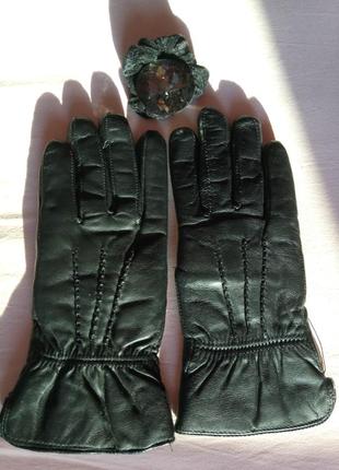 Новые зимние женские перчатки из натуральной кожи1 фото