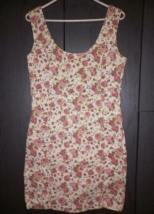 Стильна коттонова сукня denim co, розмір 12/40/ l.