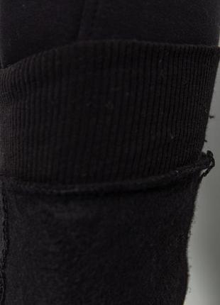 Спортивные штаны на флисе цвет темно синий7 фото