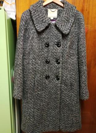 Серое пальто monsoon р.18