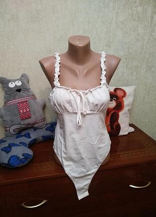 Новый шикарный боди хлопок, l xl
