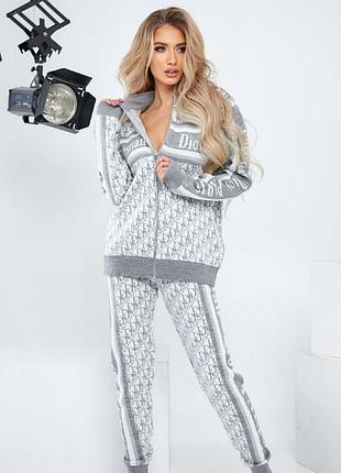 Жіночий женский вязка костюм